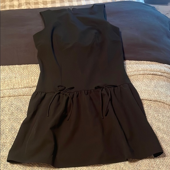 Love Fire Black Drop Waist Mini Dress - Picture 1 of 4